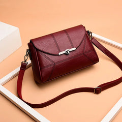 Women's PU Leather Shoulder Bag Crossbody Messenger Handbag
