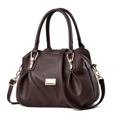 Women's PU Leather Shoulder Bag Tote Crossbody Handbag