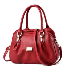 Women's PU Leather Shoulder Bag Tote Crossbody Handbag