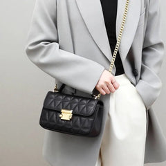 Shoulder Chains Bags Women Handbags Quilted Leather Crossbody Bag