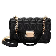 Shoulder Chains Bags Women Handbags Quilted Leather Crossbody Bag