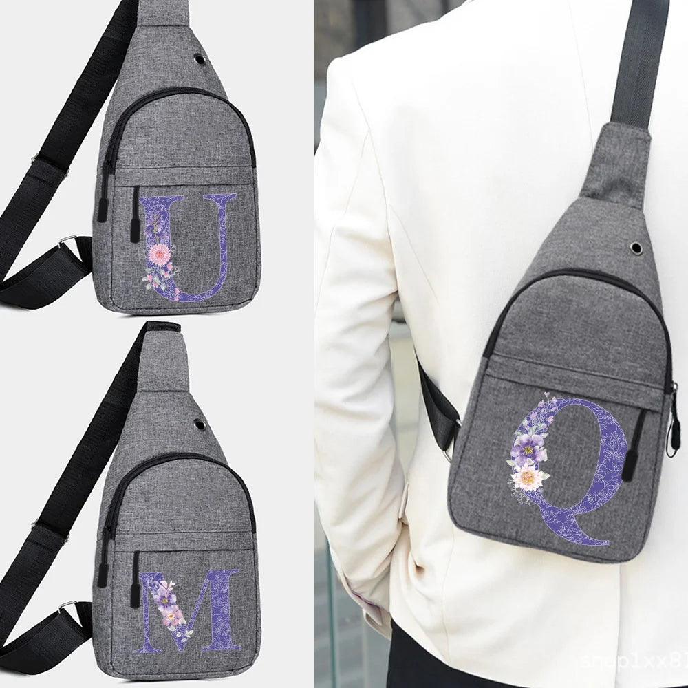 Shoulder Chest pack Men Bags Waist Bag with Strap Crossbody Gym Bag