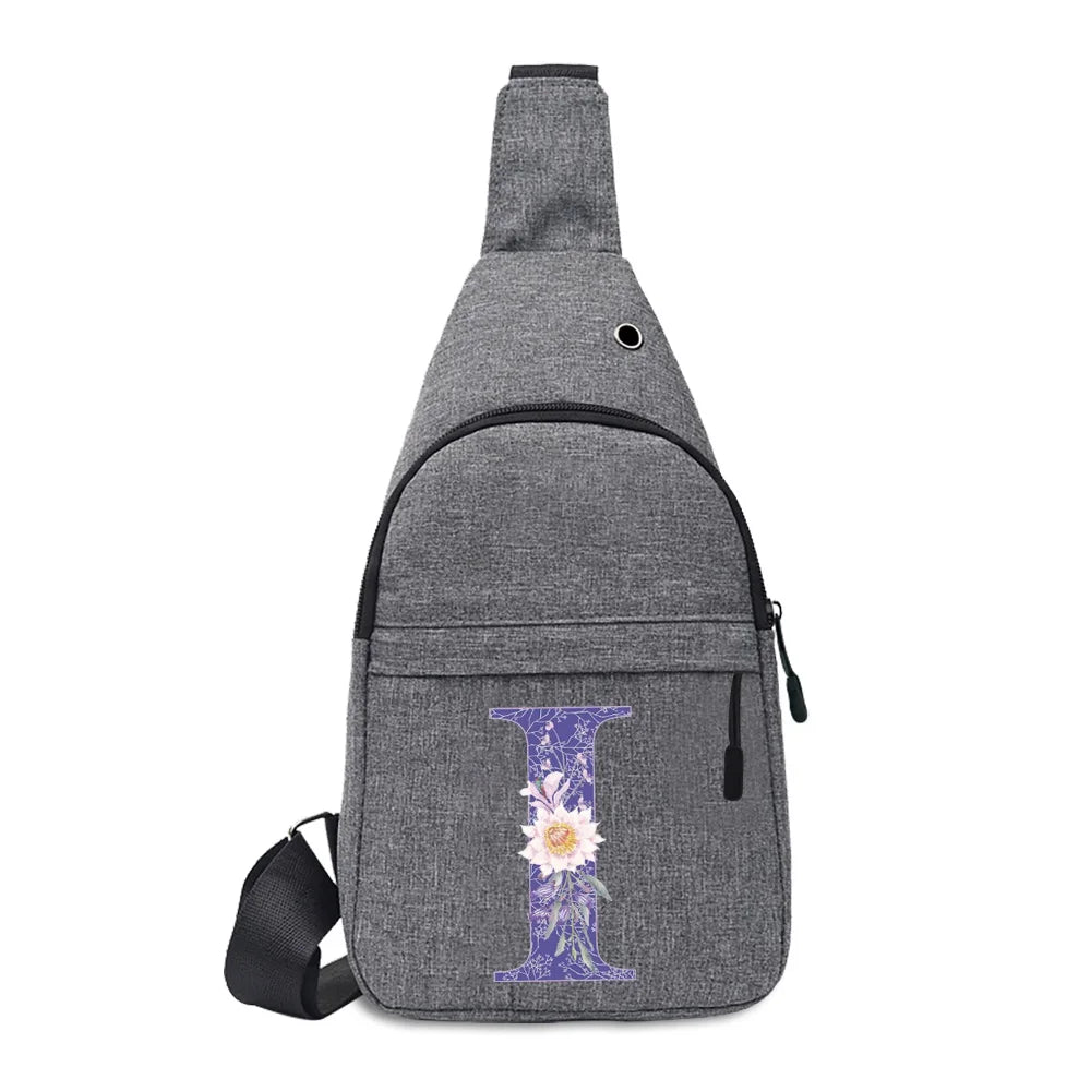 Shoulder Chest pack Men Bags Waist Bag with Strap Crossbody Gym Bag