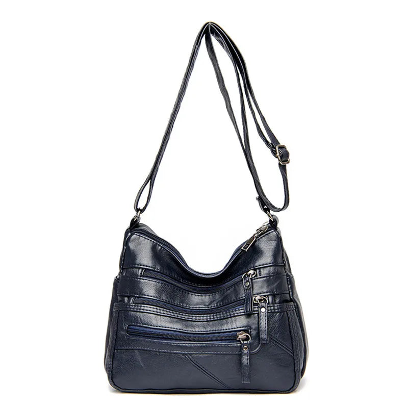 High PU Leather Messenger Bag for Women
