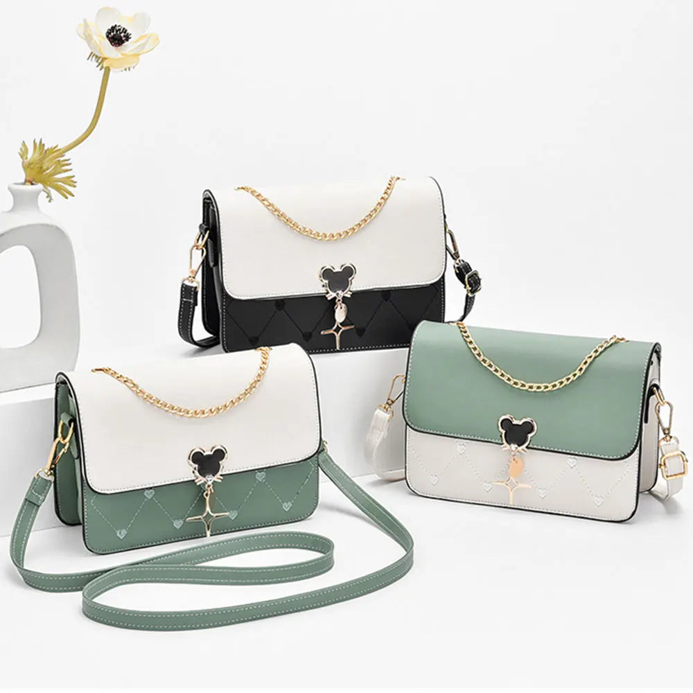 Shoulder Crossbody Bags for Women Handbag Female Messenger Bag Clutches Purse Pu