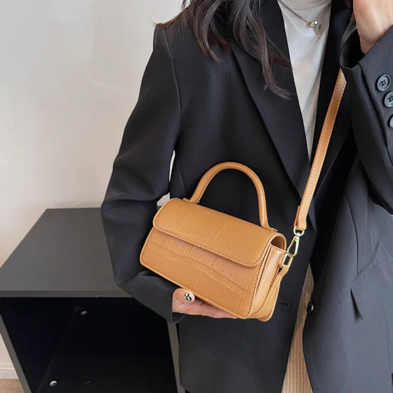 Fashionable Small Square Shoulder Bag for Women Work