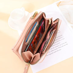 Mini PU Leather Clutch Ladies Purse Handbag