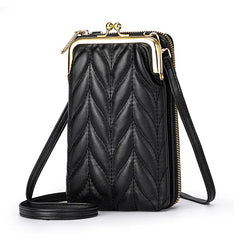 Mini PU Leather Clutch Ladies Purse Handbag