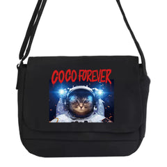Harajuku Canvas Shoulder Messenger Bag Astronaut Pattern