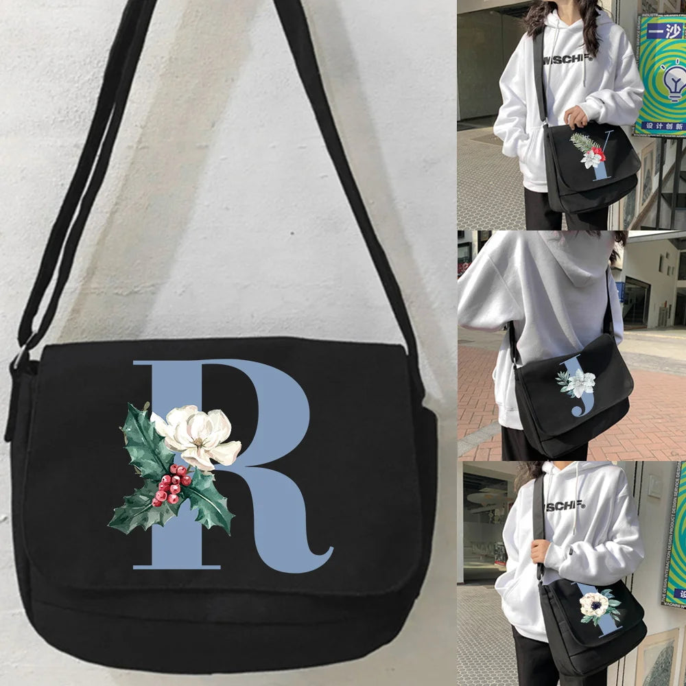 Harajuku Canvas Crossbody Bag Diag. Pouch