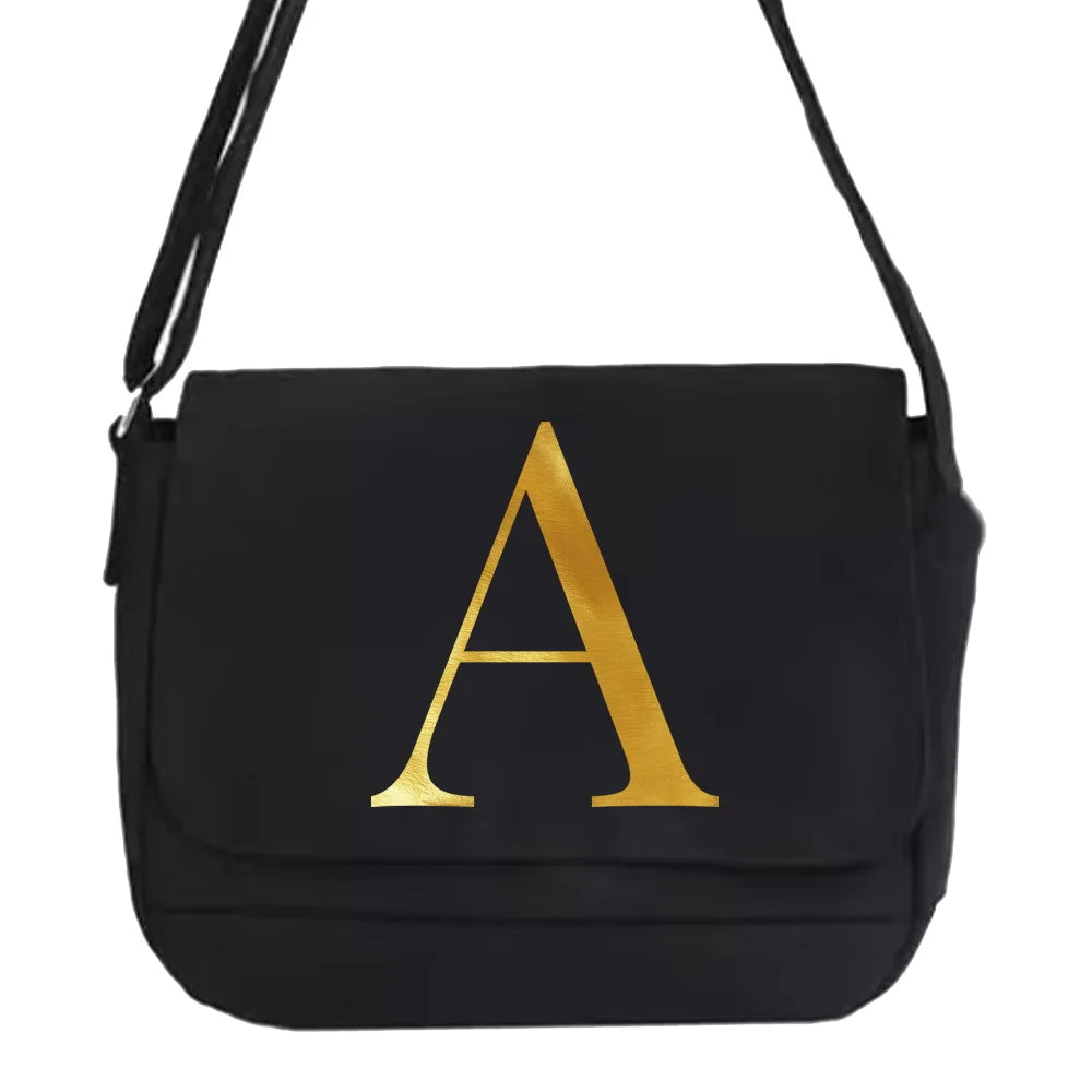 Harajuku Canvas Crossbody Bag Japanese Diagonal Pouch Girl Envelope Bag