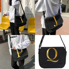 Harajuku Canvas Crossbody Bag Japanese Diagonal Pouch Girl Envelope Bag