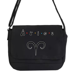 Harajuku Canvas Crossbody Bag Women Constellation Pattern