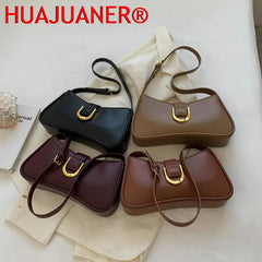 Winter Small PU Leather Crossbody Bag Handbags and Purse Shoulder Side Bag