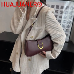 Winter Small PU Leather Crossbody Bag Handbags and Purse Shoulder Side Bag
