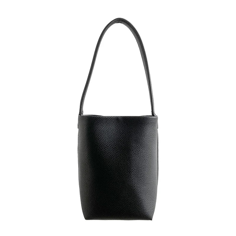 Shoulder Side Bucket Bags Autumn Trends PU Leather Handbags Tote Bags