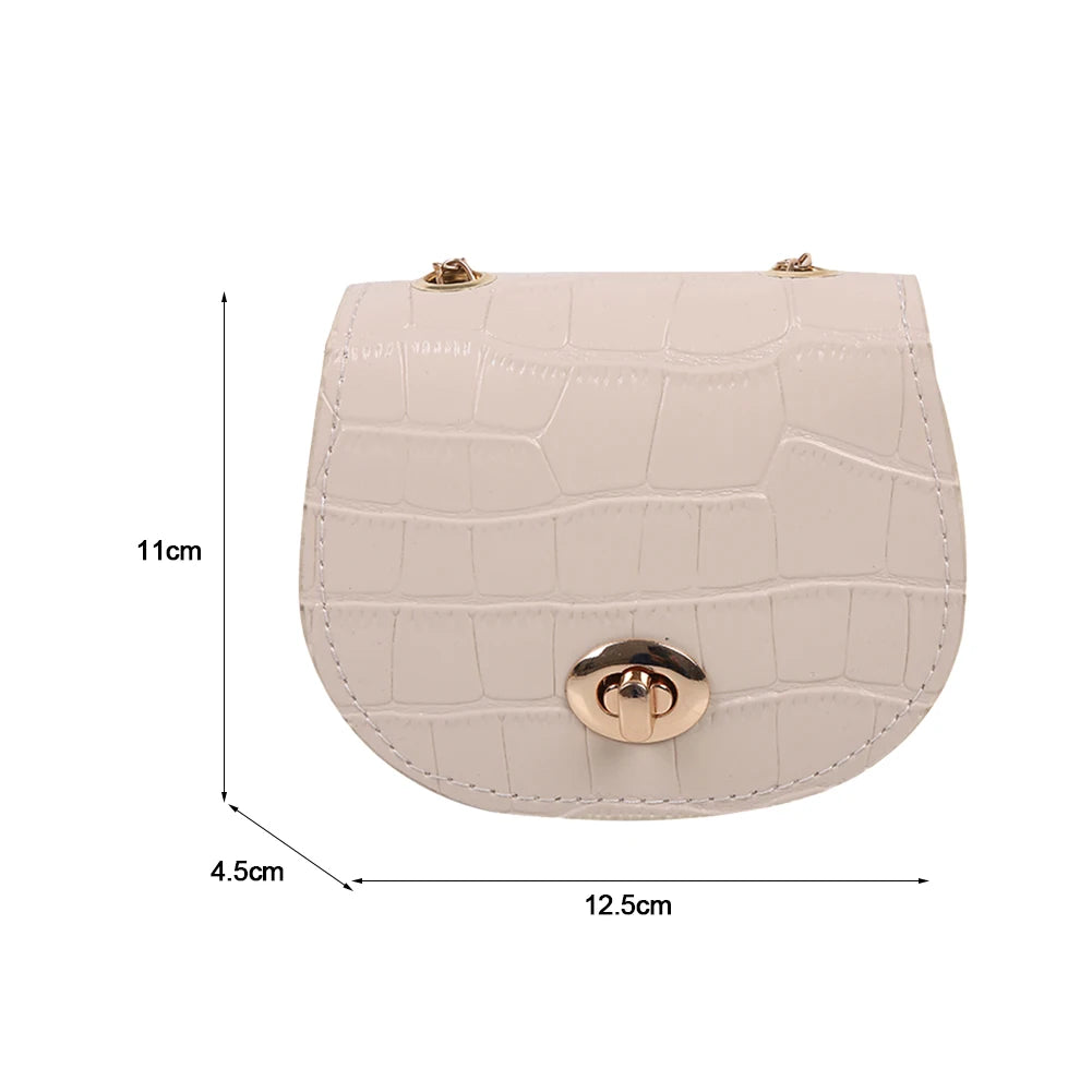 Shoulder Underarm Bags PU Leather Embossing Casual Handbags