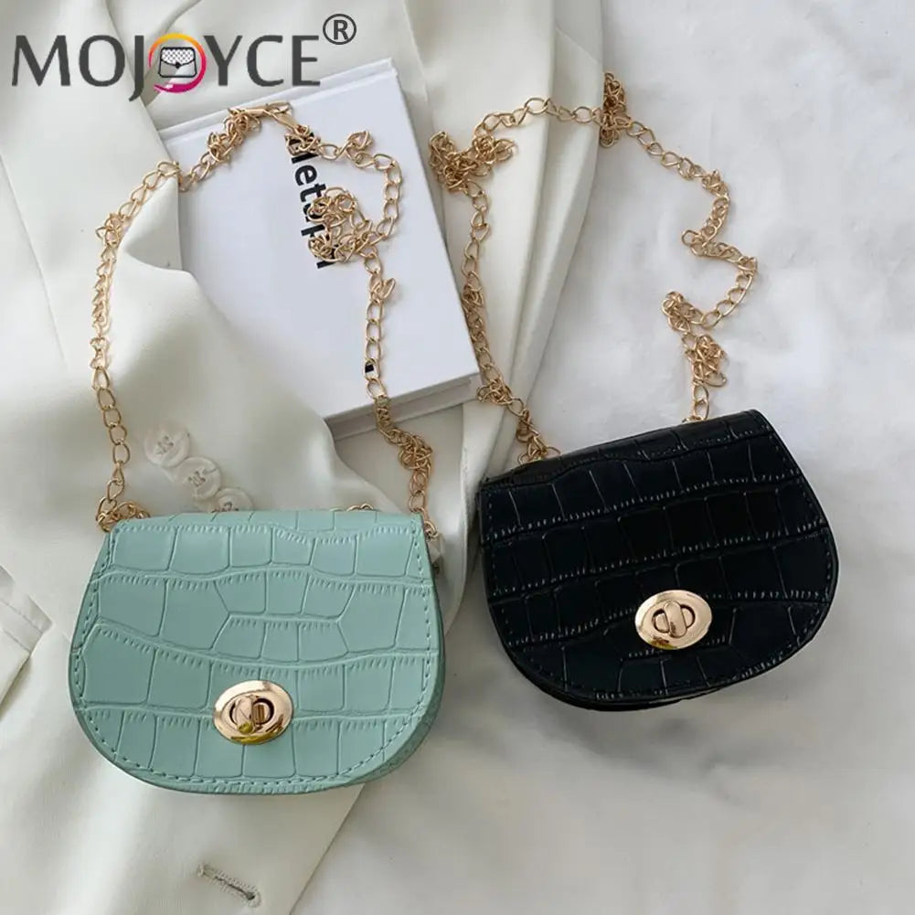 Shoulder Underarm Bags PU Leather Embossing Casual Handbags