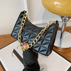 Women's Classic Leather Shoulder Bag