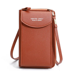 Shoulder Wallet Women Phone Wallet Purse Bag Handbag Long Wristlet Clutch