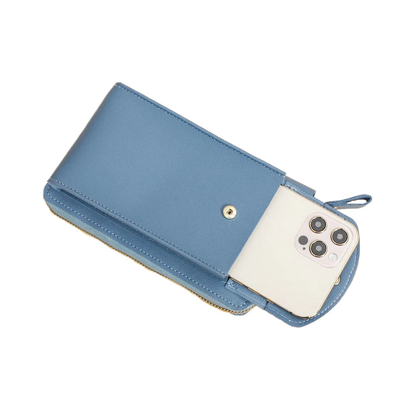 Shoulder Wallet Women Phone Wallet Purse Bag Handbag Long Wristlet Clutch