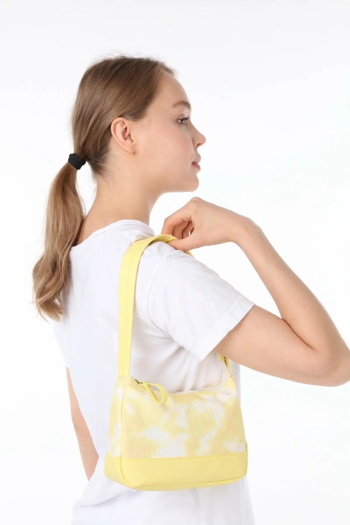 Stylish Shoulderbags for Women in Purple, High Hot Yellow and Green