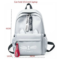 Lovely Cat Ears Student Children School Bags for Kids Backpack