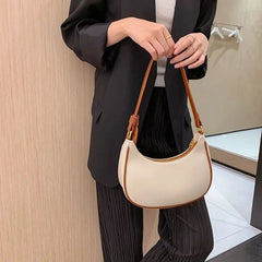 Women's Shoulder Bag PU Leather Underarm Handbags
