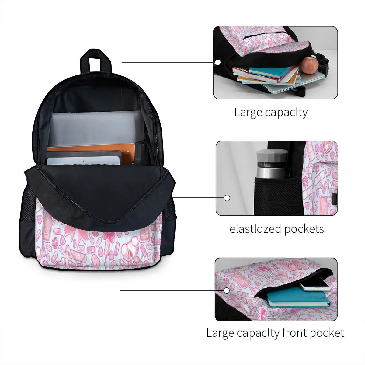 Sweet Anime Backpacks for Men and Women