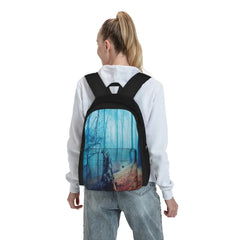 Silent Sadness Backpacks Men's and Women's Rucksack School Bag