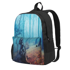 Silent Sadness Backpacks Men's and Women's Rucksack School Bag