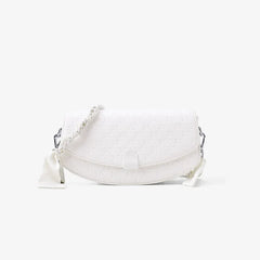 Silk Scarf Shoulder Bags Crossbody Bag For Ladies PU Cover Camera Bag
