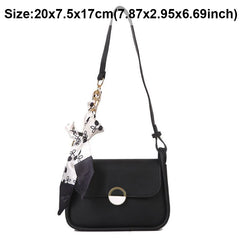 Silk Scarves Women Shoulder Bags INS Female Tote Handbags