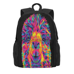 Rainbow Alpaca Backpacks Men's & Women's School Bag