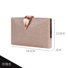 Silver Clutch Bags Womens High Wedding Purse and Handbags Leaf Shape