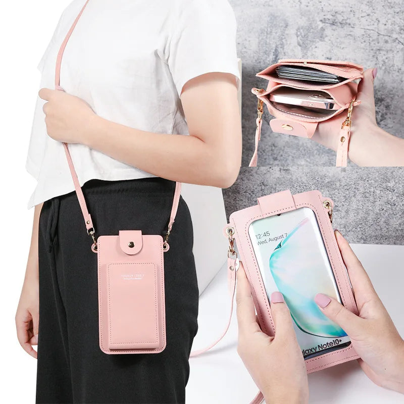 Silver Mini Shoulder Bag Clutch Purse Handbag Flap