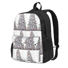 Silver Xmas Tree Backpacks Men's Backpacks Bags For Women