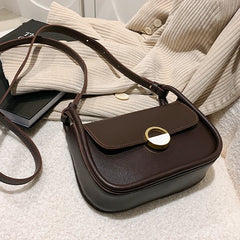 Pu Messenger Bag for Women Casual Female Crossbody with Ribbons