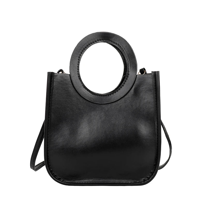 Square Handbags Women's PU Leather Shoulder Crossbody Bags