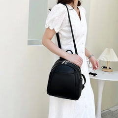 Mini School Bag Solid Shoulder Bag Students Girl