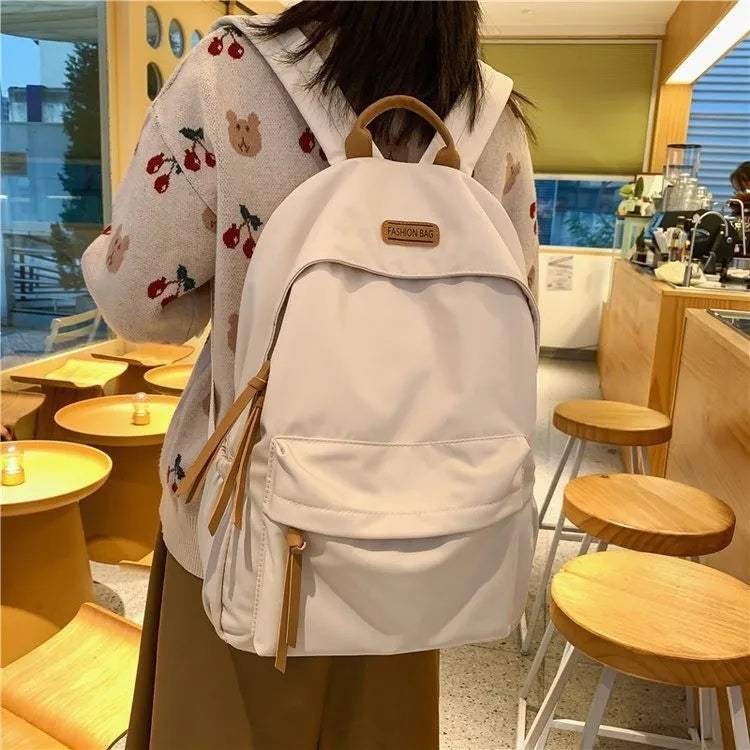 Waterproof Travel Backpack Unisex Men Women Solid Bag