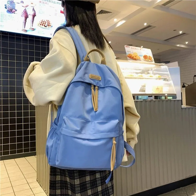 Waterproof Travel Backpack Unisex Men Women Solid Bag