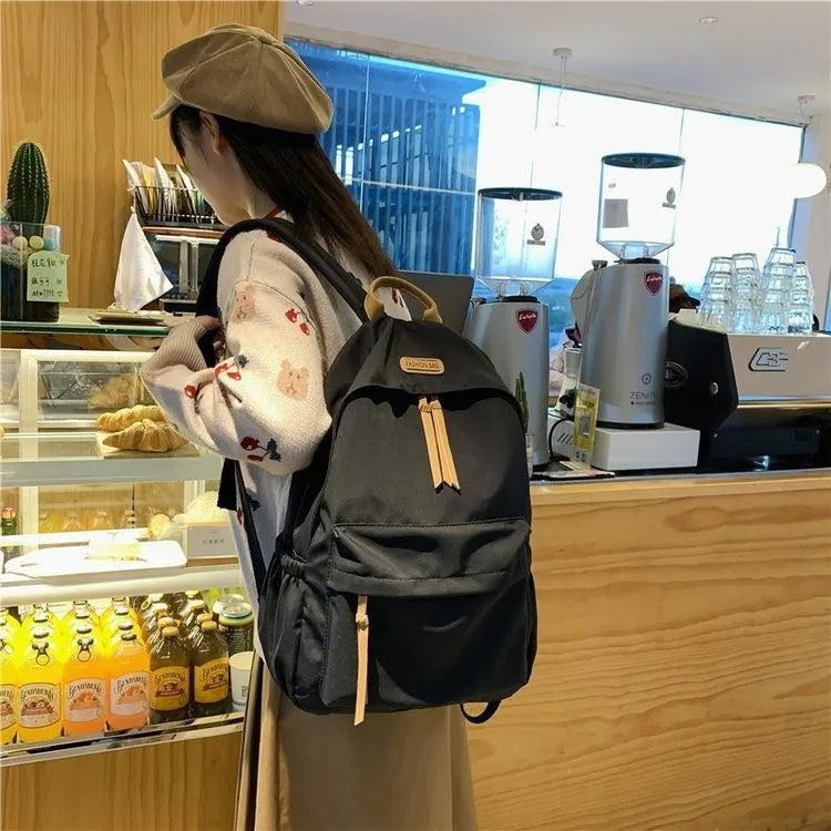 Waterproof Travel Backpack Unisex Men Women Solid Bag