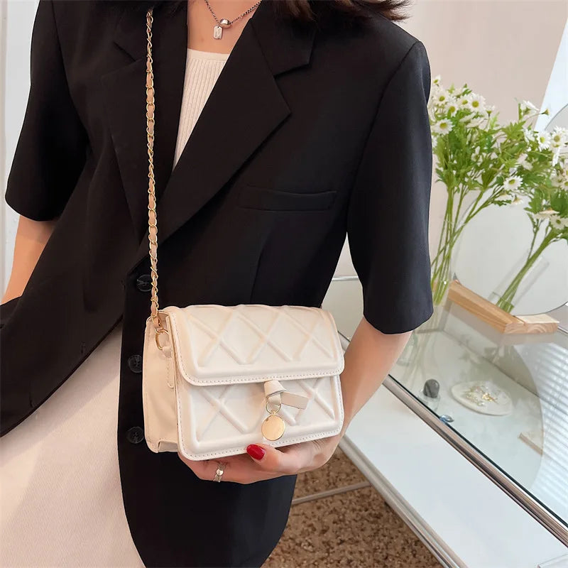 Chain Shoulder Crossbody Small Square Bag Women's Spring Bag