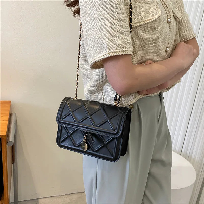 Chain Shoulder Crossbody Bag Women's Spring Square Bag