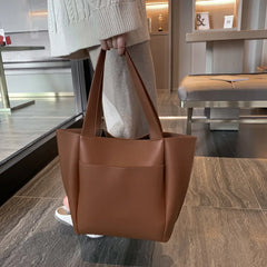 Big Women's Bag Large Capacity Shoulder Bags Pu Leather Handbag High Female Bag