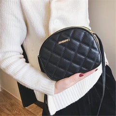 Crossbody Bag Women PU Leather Plaid Shoulder Bag Messenger Bag
