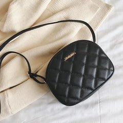 Crossbody Bag Women PU Leather Plaid Shoulder Bag Messenger Bag