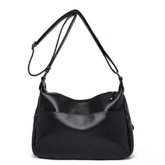 Vintage Leather Messenger Bag Crossbody Women Shoulder Bag