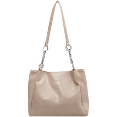 Oil Wax Skin Shoulder Bag Casual Totes for Women